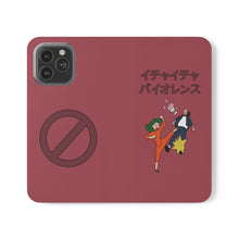 Load image into Gallery viewer, Icha Icha Violence Jiraiya Sensei Naruto Wallet Folio Phone Case - Black Rukh
