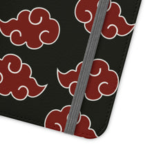 Load image into Gallery viewer, Akatsuki Naruto Wallet Folio Phone Case
