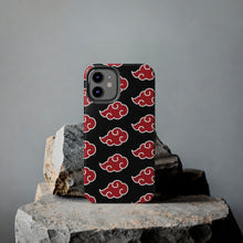 Load image into Gallery viewer, Akatsuki Naruto Tough Phone Cases - Black Rukh