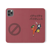 Load image into Gallery viewer, Icha Icha Violence Jiraiya Sensei Naruto Wallet Folio Phone Case - Black Rukh