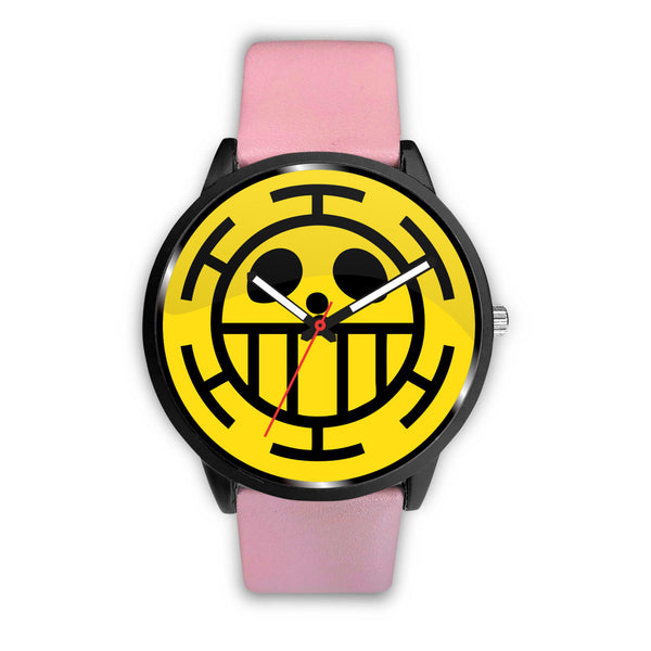 One Piece Trafalgar Law Flag Emblem Watch - Black Rukh