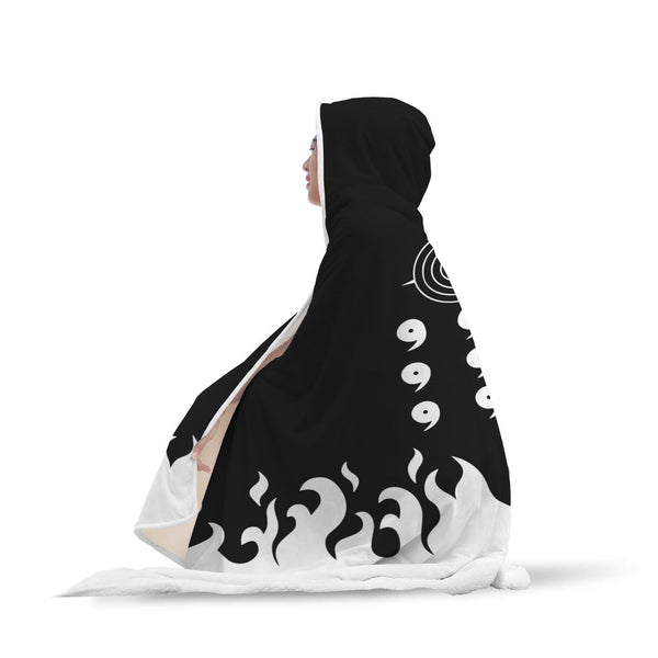 Naruto Six Sage Paths Hooded Blanket - Black Rukh