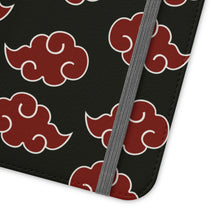 Load image into Gallery viewer, Akatsuki Naruto Wallet Folio Phone Case
